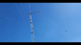 Novo Setup Antenas PY2SR - Torre 18m - LogPeriodoc 10 ate 20m GP9 Comet VHF e UHF - Dipolo 40/80/160