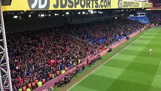 Crystal Palace vs Liverpool - Liverpool fans in full voice (ALLEZ ALLEZ ALLEZ)