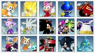 Super Smash Bros. Ultimate - All Sonic The Hedgehog Spirit Battles