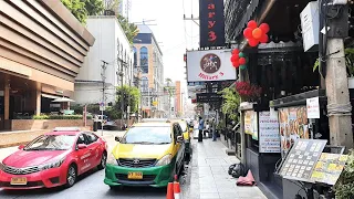 [4K] Walking through Sukhumvit Soi 11 around Nana BTS Station in Bangkok