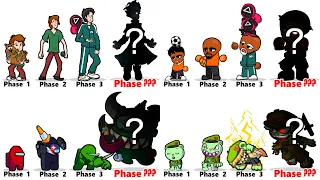 FNF comparison Battle - ALL Phases of fnf Characters Friday Night Funkin Animation COMPLETEEDITION#2