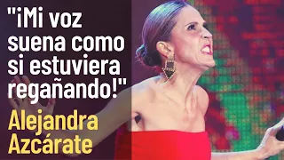 Alejandra Azcárate: 🤬 ¡Mi voz suena como si estuviera regañando!