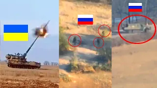 Ukrainian AHS Krab destroys New Russian Reinforcements Soldiers in the Kreminnaya, Luhansk Region.