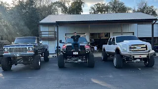 Tour our house!!(showing the trucks and bulls)￼