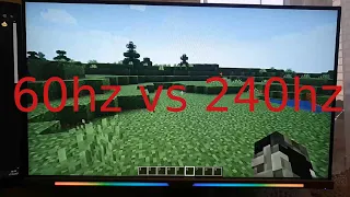 60hz vs 240hz slow motion