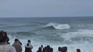Nazaré surf big wave 31/12/2023.