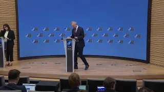 Stoltenberg on the meeting of NATO foreign ministers