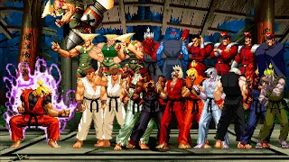 Dragon Ken Vs Super Street Fighter Team Mugen