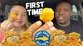 Trying Fish & Chips at Long John Silvers for the FIRST Time!