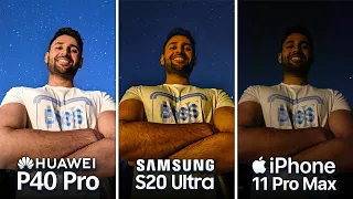 Huawei P40 Pro vs Samsung S20 Ultra vs iPhone 11 Pro Max Camera Test Comparison!