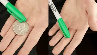 VISUAL PEN to COIN TRICK - TUTORIAL | TheRussianGenius