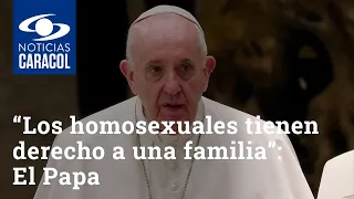 “Los homosexuales tienen derecho a una familia”: análisis de declaraciones del papa Francisco