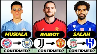 🚨 ALL LATEST CONFIRMED TRANSFER SUMMER AND RUMOURS 2024, 🔥 Musiala, Salah, Osimhen, Mainoo✅️