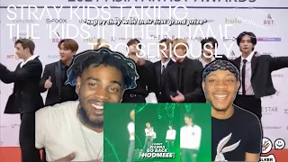 Stray Kids taking the 'Kids' in their name too seriously reaction!!!