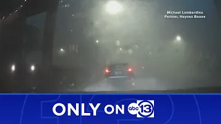 Dashcam video shows deadly storm blasting through downtown