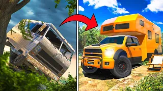 Repairing ABANDONED Motorhome in GTA 5 RP!