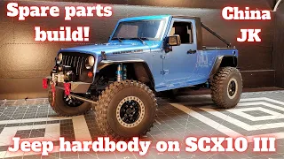 Mounting JK hardbody on Axial SCX10 III chassis (tips and tricks)