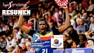 MoraBanc Andorra - Montakit Fuenlabrada (89-88) RESUMEN // Jornada 22 Liga Endesa