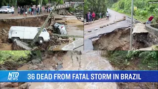 Just In: 36 Killed by Deadly Storm in Brazil, Carnival Cancelled in Certain Cities