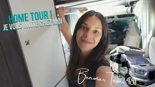 HOMETOUR : présentation de mon BENIMAR TESSORO 481 ! | RVliving