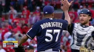 MIL@STL: K-Rod retires Molina to earn the save