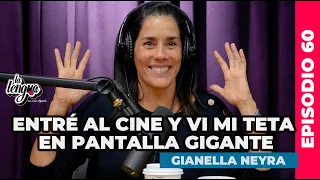 ENTRÉ AL CINE Y VI MI T3T4 EN PANTALLA GIGANTE - Gianella Neyra en La Lengua