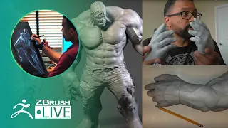 ZBrush for 3D Printing The Incredible Hulk - Mike Thompson - Part 8