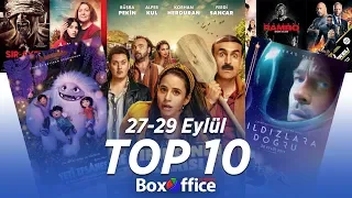 En Çok İzlenen 10 Film (27 - 29 Eylül 2019)