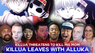 Killua leaves with Alluka | HxH Ep 139 Reaction Highlights