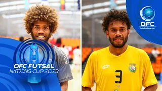 OFC Futsal Nations Cup 2023 | Player of the Match Interviews | New Caledonia and Vanuatu