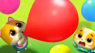 Colorful Balloons Song | Colors Song | The Shapes Song | Kids Songs | Mimi and Daddy