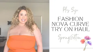 FASHION NOVA CURVE SPRING DRESS TRY ON HAUL | Lauren Sangster