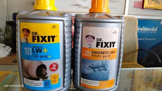 Water leakage problem tamil water proof Chemical dr.fixit pidilite lw+ and pidicrete urp 301