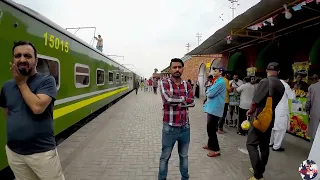 Train travel Greenline Karachi to Rawalpindi Pakistan