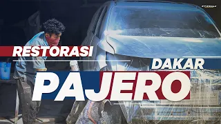 PAJERO DAKAR JAUH-JAUH DARI MEDAN BUAT REPAINT & REPAIR DI PLATINUM AUTO WORKSHOP BUKITTINGGI