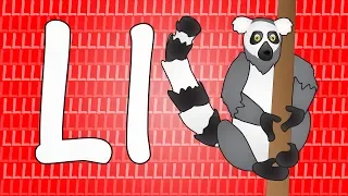 Letter L Song for Kids - Words that Start with L - Animals that Start with L