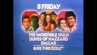 CBS Friday night promo (1979) #retro #tv #bkontheair