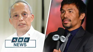 PDP-Laban Cusi wing claims Pacquiao automatically expelled from party for running under Promdi | ANC