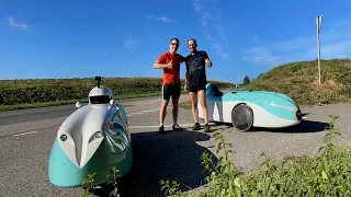 DF & Quatrevelo enjoying calm Swiss roads early in the morning