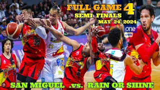 SMB vs Rain or Shine Full Game 4 SEMI Finals May 22 2024 PBA Philippine Cup #pbalive #sanmiguel #pba
