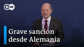 El canciller Scholz ordena  suspender gasoducto Nord Stream 2