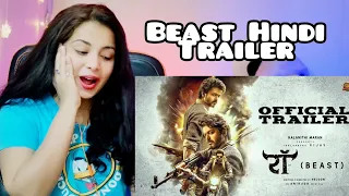 Beast (Raw) - Official Hindi Trailer | Thalapathy Vijay | Sun Pictures | Nelson | Reaction