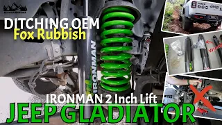 Ironman 2inch Suspension Lift - Jeep Gladiator build