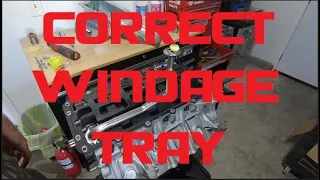 Pt 14 Installing Windage Tray & Oil Pickup Tube Clearance - 5.0 Stroker 4.6 Teksid Engine Block