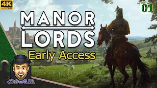 ONE OF THE MOST HYPED GAMES OF THE YEAR! -  Manor Lords Early Access Gameplay - 01