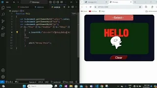 Show name with message | mini project of javascript  | Plus Tech | Learn coding