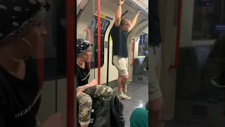 Racist man knocked out by single punch on a London Central line train