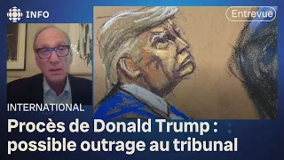 Procès de Donald Trump : un témoin entre dans le vif du sujet et un bâillon est imposé | 24•60