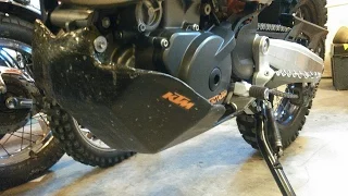 3of5 KTM 690R Skid Plate Carbon Fiber Reinforcement