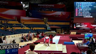 SIMAKOVA Angelina (RUS) - 2018 Artistic Worlds, Doha (QAT) - Qualifications Vault 1